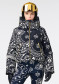 podgląd Damska kurtka Goldbergh Kyoki Ski Jacket Bandana Paisley Blue