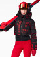 podgląd Kurtka damska Goldbergh Gaito Ski Jacket Street Signs Black/Red