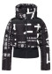 podgląd Kurtka damska Goldbergh Gaito Ski Jacket Street Signs Black/White