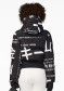 podgląd Kurtka damska Goldbergh Gaito Ski Jacket Street Signs Black/White