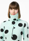 podgląd Ocieplacz na szyję damski Goldbergh Tama Neckwarmer Dots Mint
