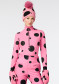 podgląd Golf damski Goldbergh Yoto Ski Pully Dots Pink Cosmos