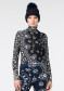 podgląd Golf damski Goldbergh Toriko Ski Pully Bandana Paisley Blue