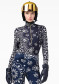 podgląd Golf damski Goldbergh Toriko Ski Pully Bandana Paisley Blue