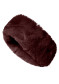 podgląd Damska opaska na głowę Goldbergh Froid Fluffy Headband Vino Rosso