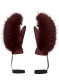 podgląd Rękawiczki damskie Goldbergh Hill Mittens Vino Rosso