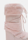 podgląd Buty dziecięce Moon Boot Icon Faux Fur JR J042 Dusty Pink