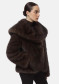 podgląd Płaszcz damski APPARIS Yara Sable Coat Fauve Multi