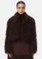 podgląd Kurtka damska APPARIS Ginette Mongolian Jacket Deep Brown