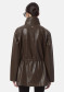 podgląd Damska parka ze skóry ekologicznej APPARIS Edie Sans Leather Parka Deep Brown