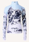 podgląd Perfect Moment 1/4 Zip Jacquard Baselayer Top 2241 Landscape/Blue