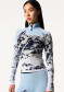 podgląd Perfect Moment 1/4 Zip Jacquard Baselayer Top 2241 Landscape/Blue