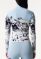 podgląd Perfect Moment 1/4 Zip Jacquard Baselayer Top 2241 Landscape/Blue