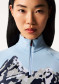 podgląd Perfect Moment 1/4 Zip Jacquard Baselayer Top 2241 Landscape/Blue