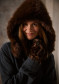 podgląd Barts Fur Mitts 1617-2602-37 Print Brown