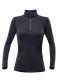 podgląd Damski t-shirt funkcjonalny DEVOLD DUO ACTIVE ZIP NECK BLK