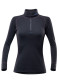 podgląd Damski t-shirt funkcjonalny DEVOLD DUO ACTIVE ZIP NECK BLK