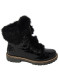 podgląd Damskie buty futrzane Nis 1515404/A Scarponcino Pelle Vittelo Black