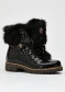 podgląd Damskie buty futrzane Nis 1515404/A Scarponcino Pelle Vittelo Black