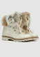 podgląd Damskie buty futrzane Nis 1515404/A Scarponcino Pelle Vittelo Beige