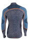 podgląd UYN Man Ambityon Uw Shirt Lg_Sl. Melange Turtleneck Black Melange/Atlantic/Orange Shiny