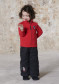 podgląd Dziecięca bluza Poivre Blanc W20-1510-BBBY scarlet red