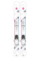 podgląd Rossignol Fun Girl Kid-X 100-130 +Kid-X 4 B76 wht/silv-set