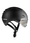 podgląd Kask rowerowy CASCO ROADSTER BLACK INCL.VISOR