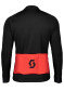 podgląd Męska koszulka kolarska Scott Shirt M's RC Warm LS – Black / Fiery Red