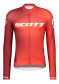 podgląd Męska koszulka kolarska Scott Shirt M's RC Pro l / sl Fier Rd / Whte