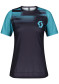 podgląd Damska koszulka trailowa Scott Shirt W's Trail Vertic Pro SS – Dark Purple / Bright Blue