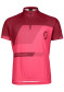 podgląd Dziecięca koszulka rowerowa Scott Shirt Jr RC Team S/SL Azur Pink / Tibetan Red
