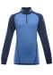 podgląd Children's t-shirt DEVOLD DUO ACTIVE JUNIOR ZIP NECK HEAVEN