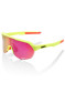 podgląd 100% S2 Matte Washed Out Neon Yellow -Purple Multilayer Mirror Lens