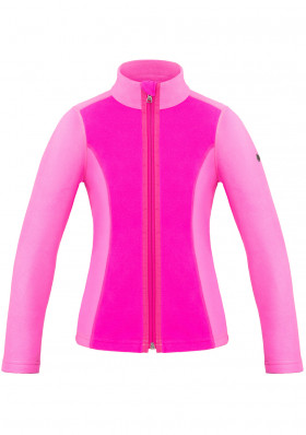 Dziecięca bluza dziewczęca Poivre Blanc W21-1500-JRGL Micro Fleece Jacket multico mega pink