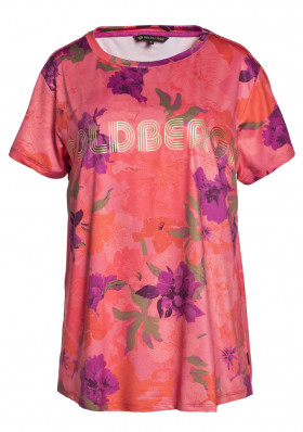 Damski t-shirt Goldbergh AZALEA short sleeve top FLOWERS