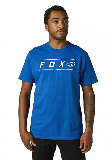 detail T-shirt męski Fox Pinnacle Ss Premium Tee Royal Blue