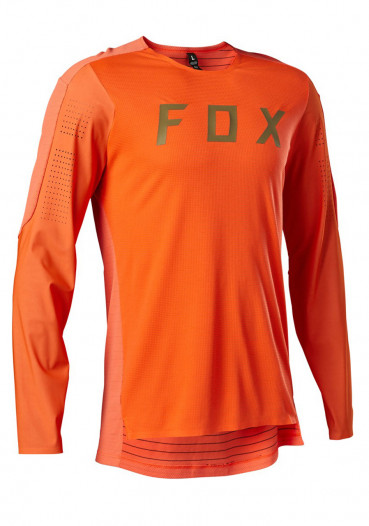 detail Fox Flexair Pro Ls Jersey Fluo Orange