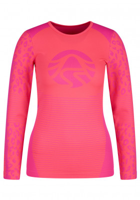 Damska koszulka Sportalm Colab Neon Pink