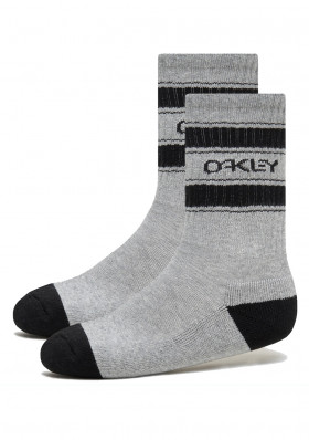 Oakley B1b Icon Socks (3 Pcs) New Granite Hthr
