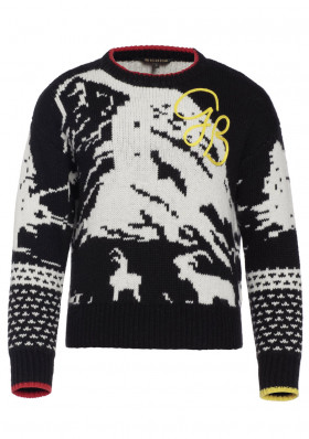 Damski sweter Goldbergh Rox Knit Sweater L/S Black