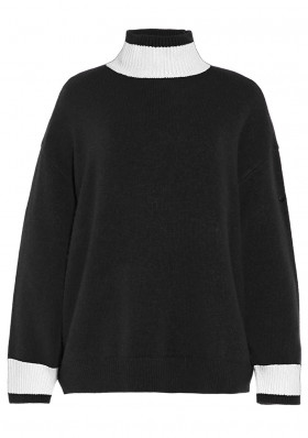 Damski sweter Goldbergh Lilian Knit Sweater L/S Black