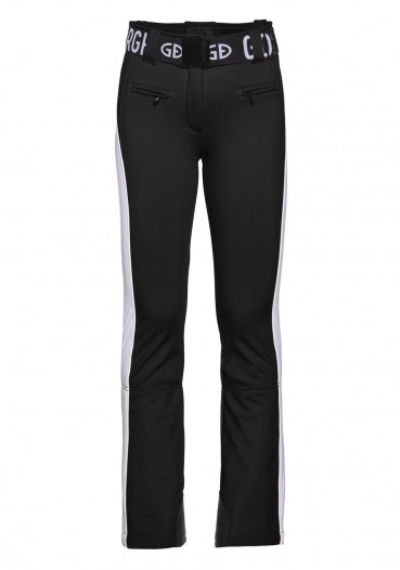 detail Damskie spodnie Goldbergh Runner Ski Pants Black/White