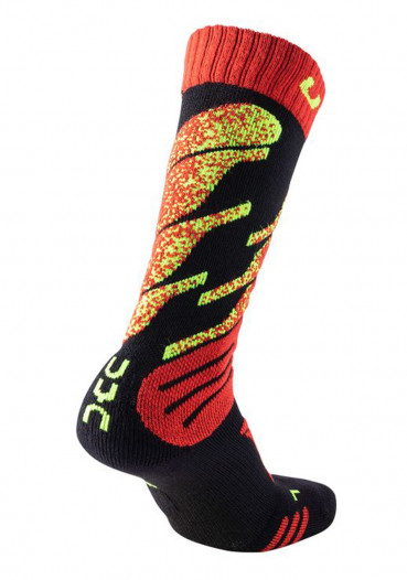 detail UYN Ski Junior socks Black/Red