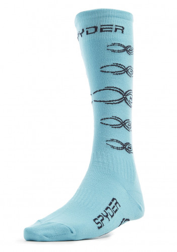 Spyder Girls Bug Liner-Socks-bahama blue