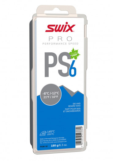 detail Swix PS06-18 Performance Speed,modrý,-6°C/-12°C,180g