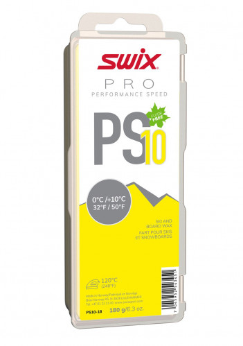 Swix PS10-18 Performance Speed,žlutý,0/+10°C,180g