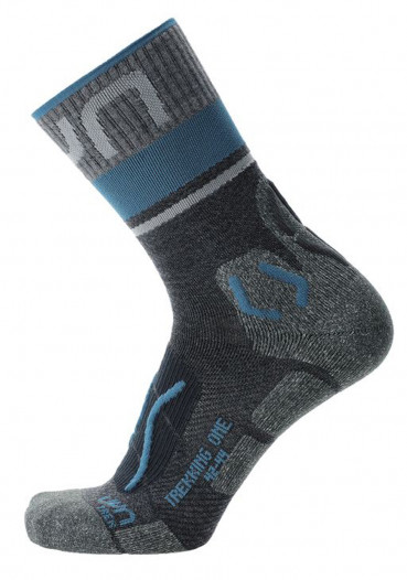 detail Uyn Man Trekking One Merino Socks Grey/Blue G177