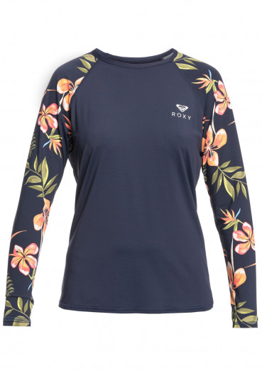 detail Damski T-shirt Roxy Lycra Printed UPF 50 ERJWR03648-BSP6