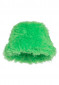 náhled Goldbergh Bird Bucket Hat Faux Fur flash green